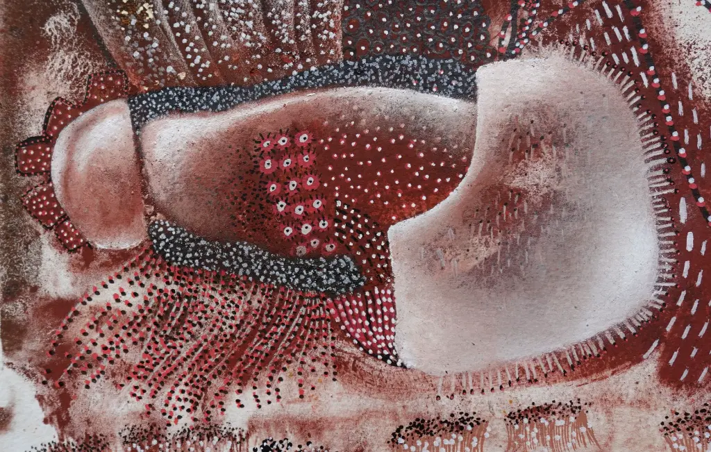 TMDI-009b, Le Voyage, Thiemoko Diarra, 2025, Earth Pigments on Paper, 42x29.7cm.webp