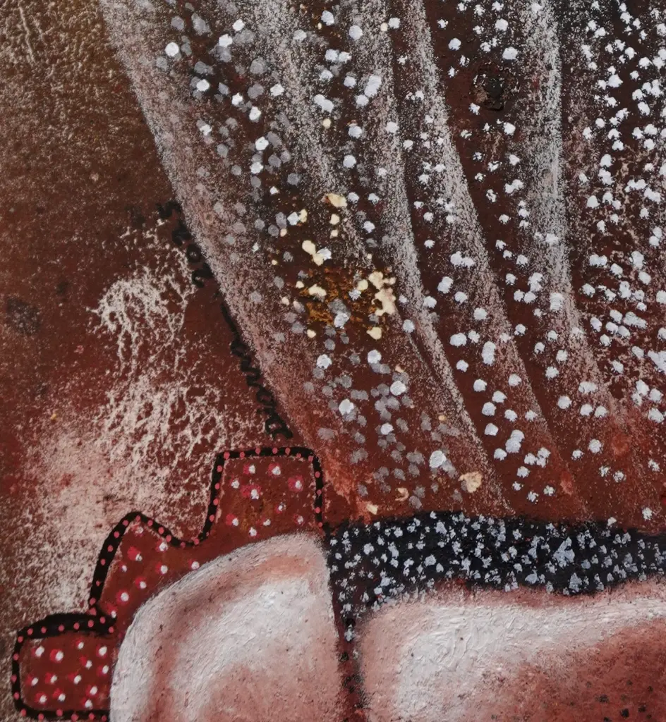 TMDI-009d, Le Voyage, Thiemoko Diarra, 2025, Earth Pigments on Paper, 42x29.7cm.webp