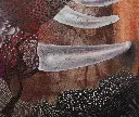 TMDI-012b, L'Éveil, Thiemoko Diarra, 2024, Earth Pigments on Paper, 24x32cm.webp