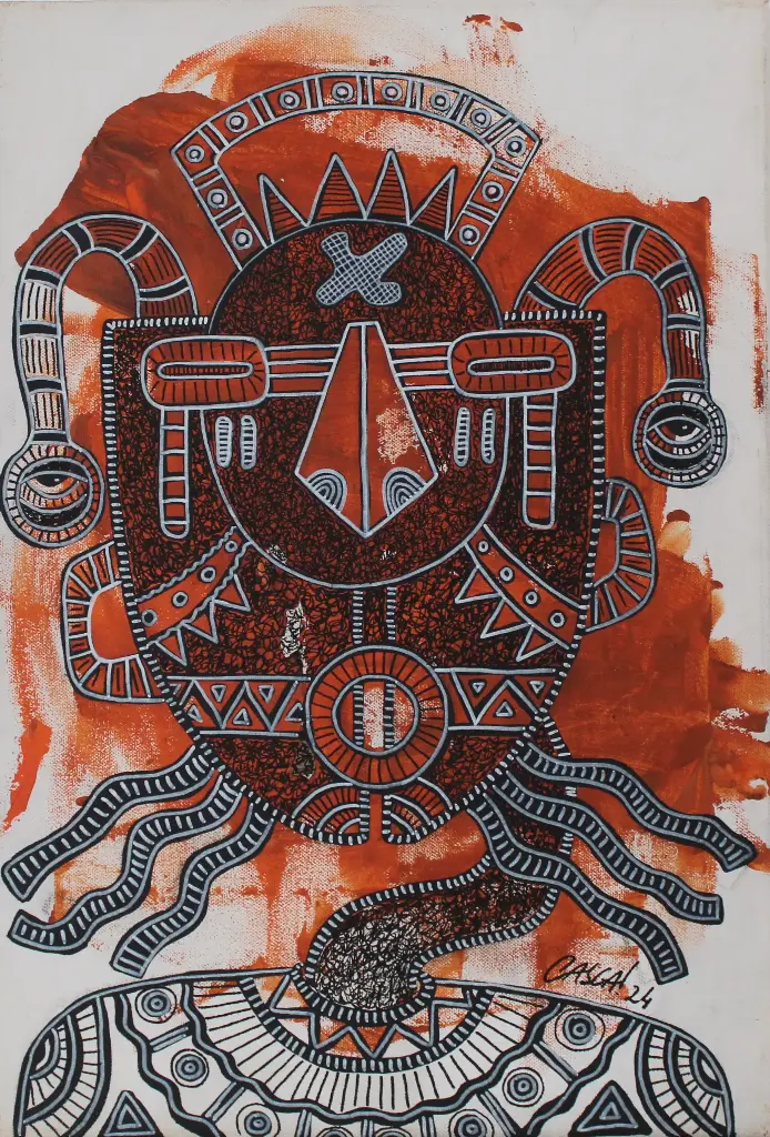 Amphibian God III, 2024